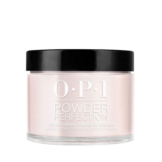 Misty Rose OPI Powder Perfection Humidi-Tea | Opaque Soft Pink Shimmer Nail Dipping Powder | Acrylic Alternative