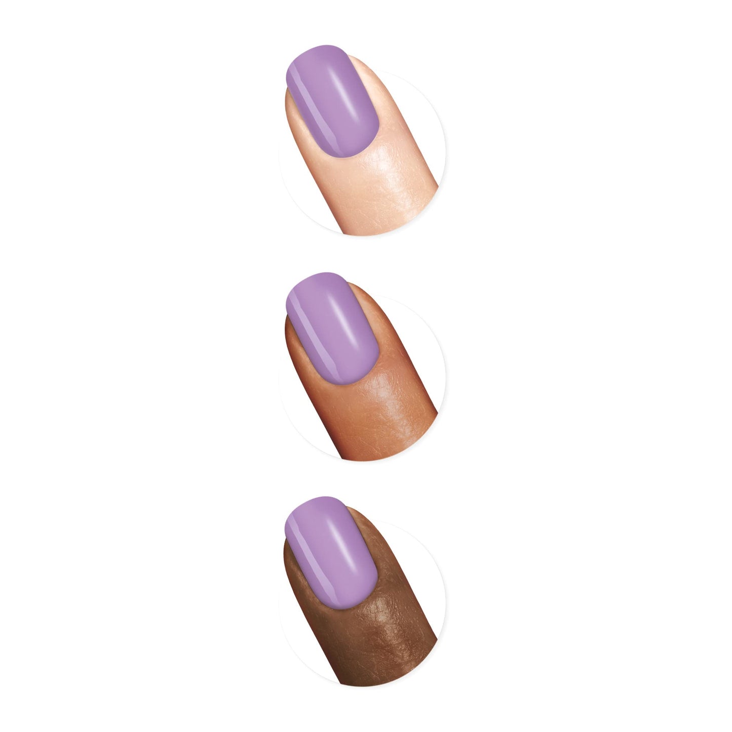 White Smoke Sally Hansen Insta Dri Fast Dry Nail Polish, PEEPS Lavender, 0.31 fl oz