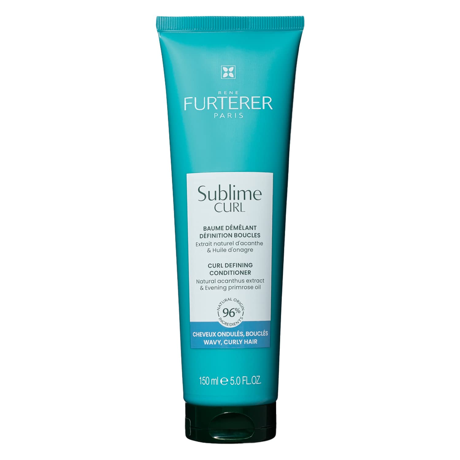 White Smoke Rene Furterer SUBLIME CURL Curl Activating Conditioner - For Curly, Wavy Hair - Frizz Control - 5 Fl Oz