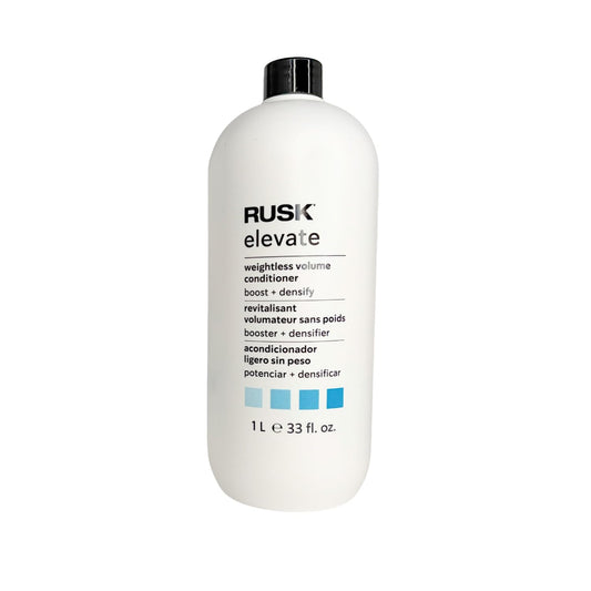 White Smoke RUSK Elevate Weightless Volume Conditioner 33 oz.