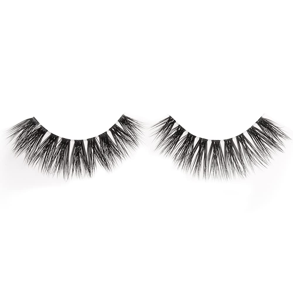 White Smoke Ardell Mega Volume Eyelashes 263 – Double Up Lashes, Feathery Soft for Dramatic Eye Look, 1 Pair