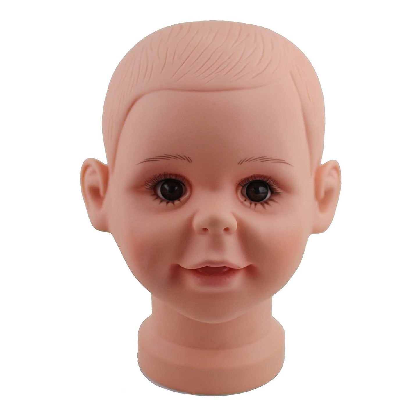 White Smoke Voloria Big Baby Boy Children Mannequin Manikin Head for Wig Hats Display Show Stand Model Mannequins 1piece
