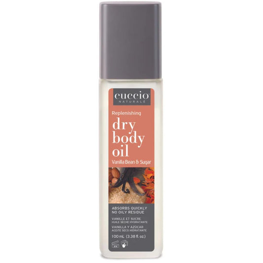 Dim Gray Cuccio Naturale Hydrating Dry Body Oil – Vanilla Bean & Sugar, 3.38 fl oz – Fast-Absorbing Lightweight Moisturizer for Smooth Soft Skin – Non-Greasy Nourishing Formula with Jojoba & Sunflower Oils