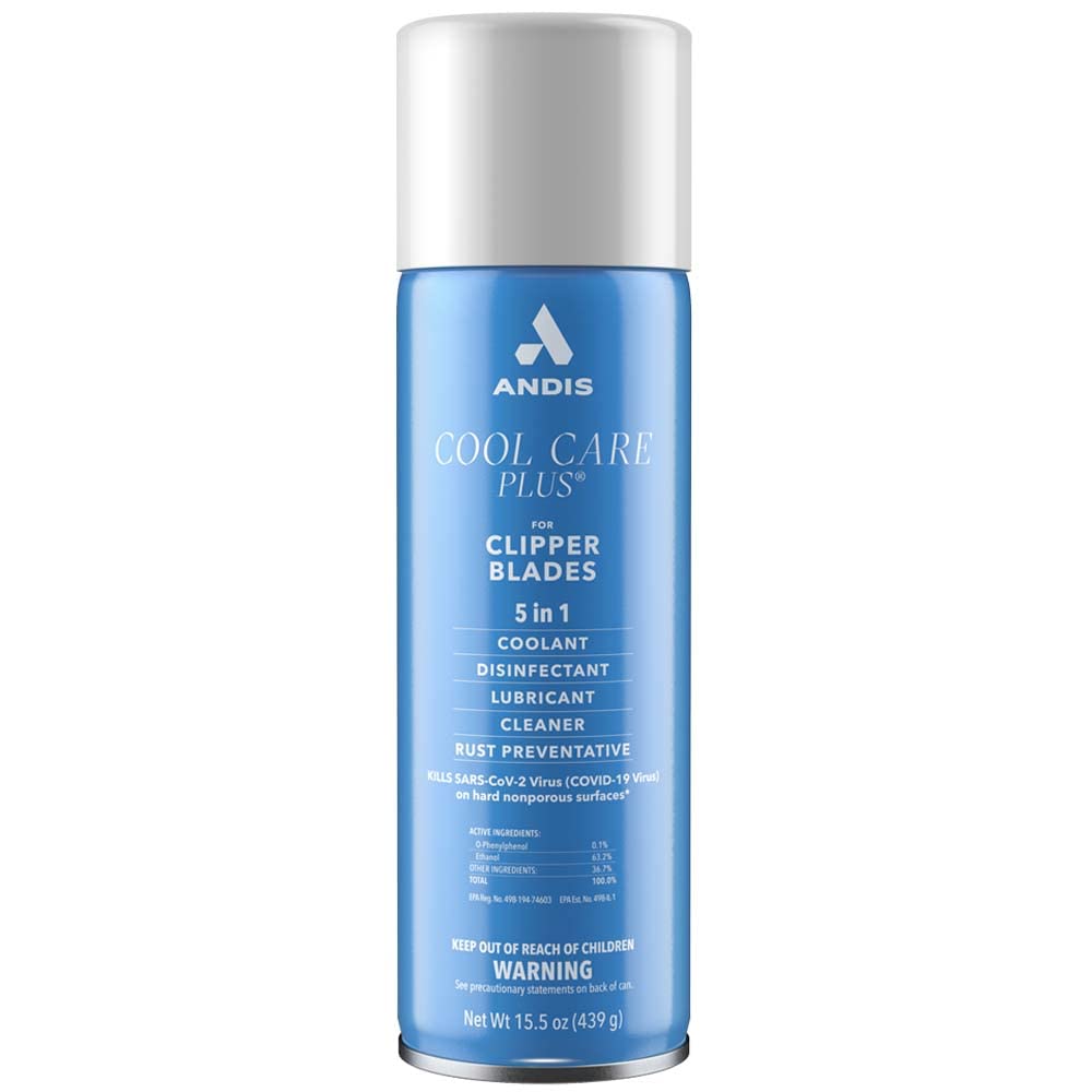 Steel Blue Andis Cool Care Plus for Blades 15.5 Ounce Aerosol (458ml) (3 Pack)