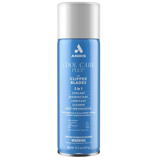 Steel Blue Andis Cool Care Plus for Blades 15.5 Ounce Aerosol (458ml) (3 Pack)