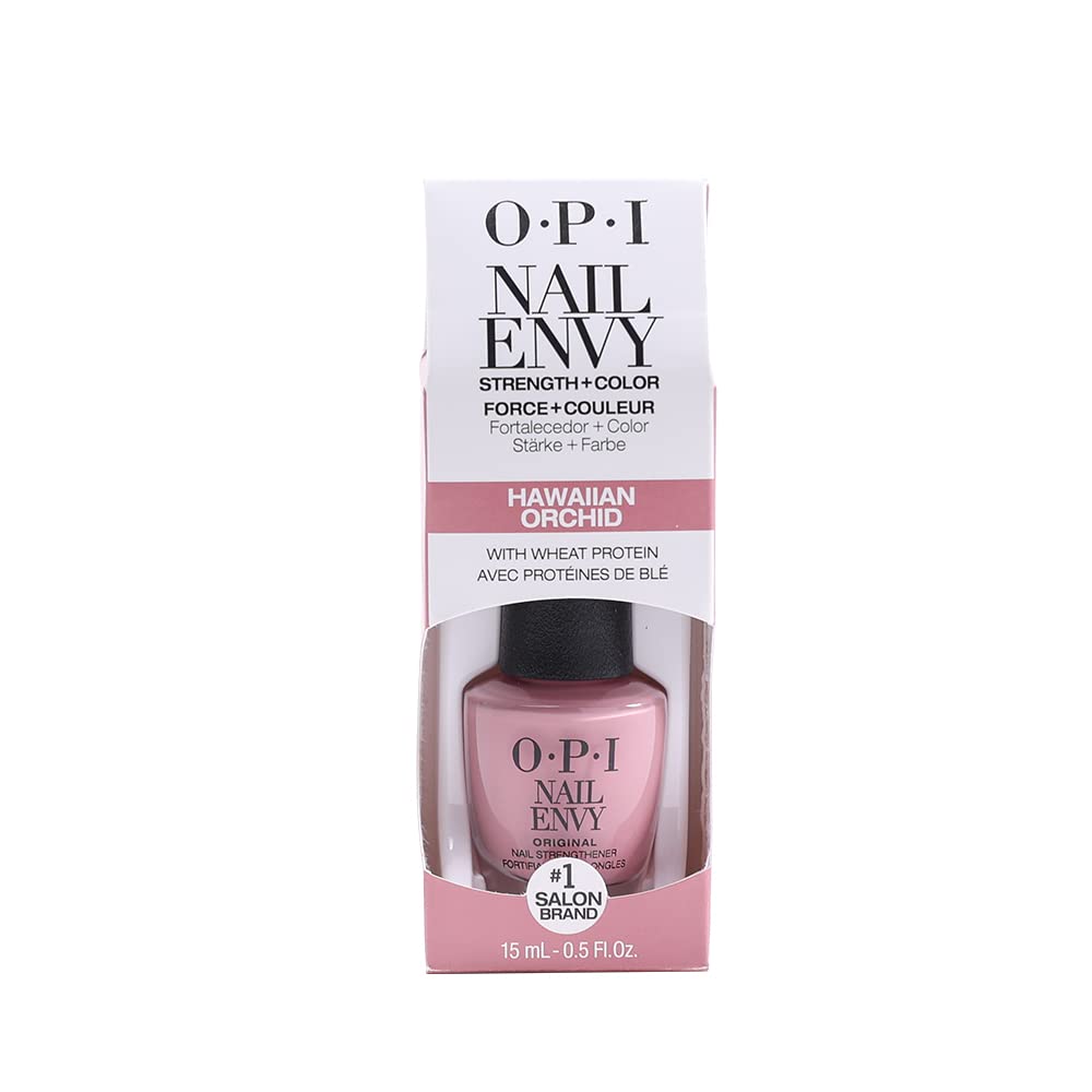 Lavender OPI Nail Envy, Orgininal Nail Strengthener Treatment, Hawaiian Orchid, 0.5 fl oz