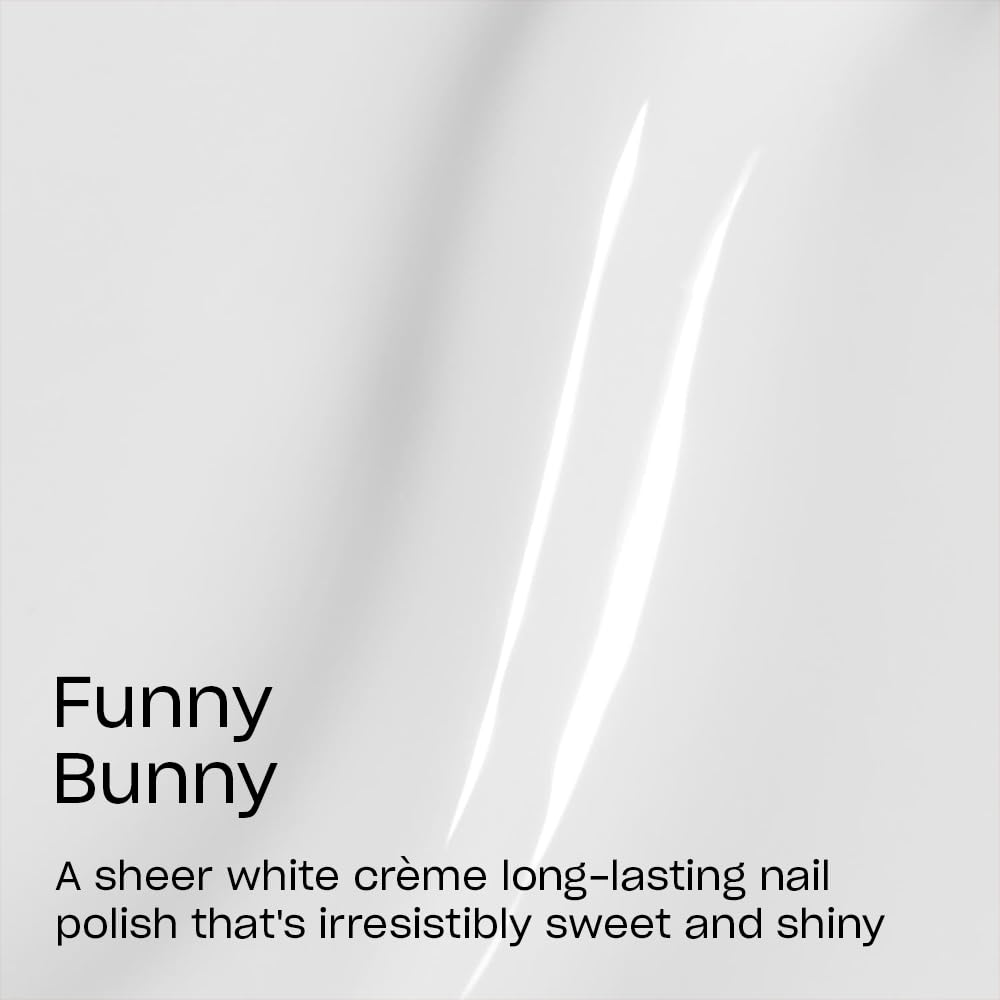 Lavender OPI Infinite Shine Funny Bunny | Sheer Soft White Crème Long Wear Gel Like Nail Polish | Vegan, Long Lasting, Streak Free