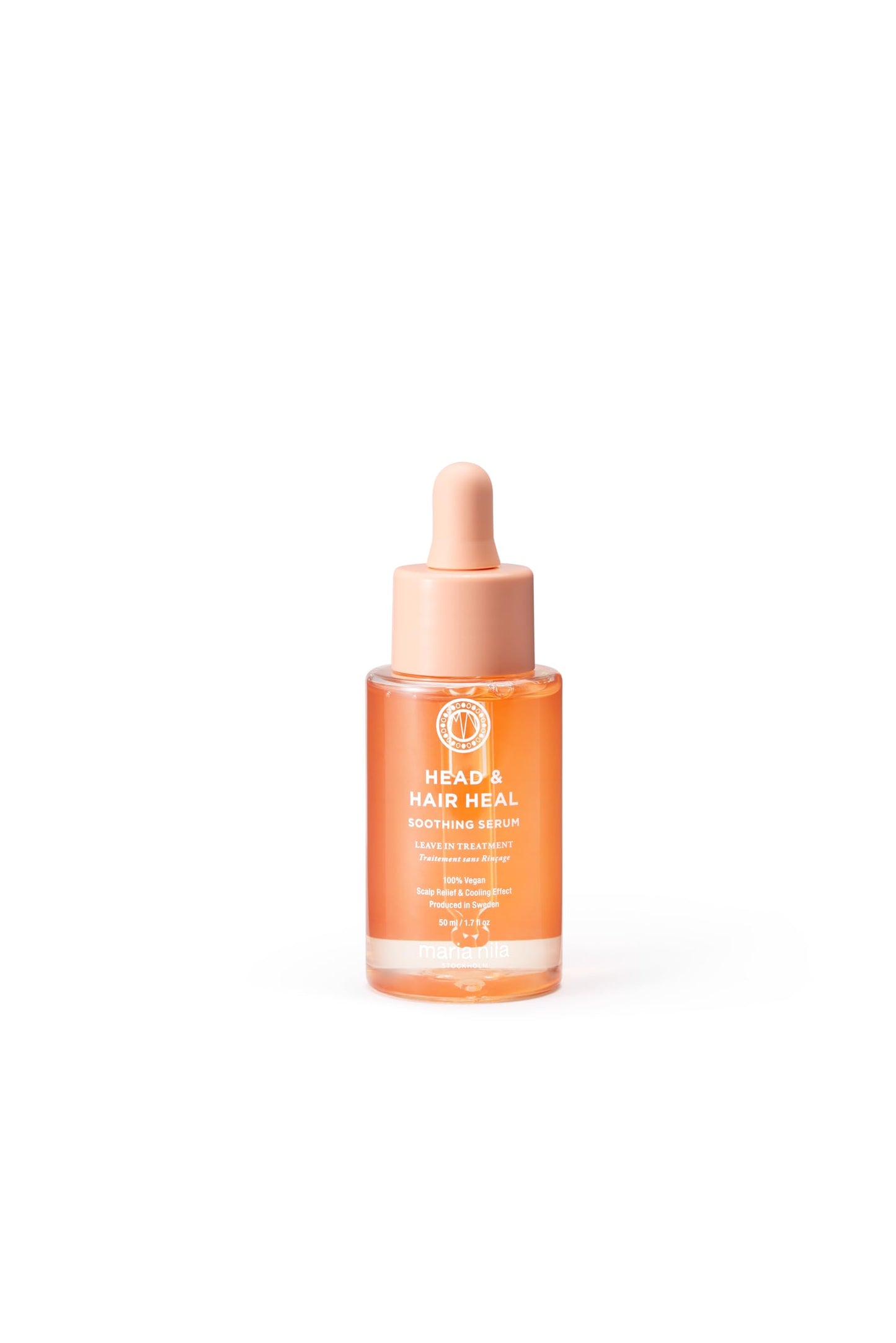 White Smoke Maria Nila Head & Hair Heal, Soothing Serum, Leave in Treatment for For Dry/Itchy Scalp, Soothing Hyaluronic acid & Aloe Vera, Peppermint extract for Cooling Effect, 1.7 Fl Oz