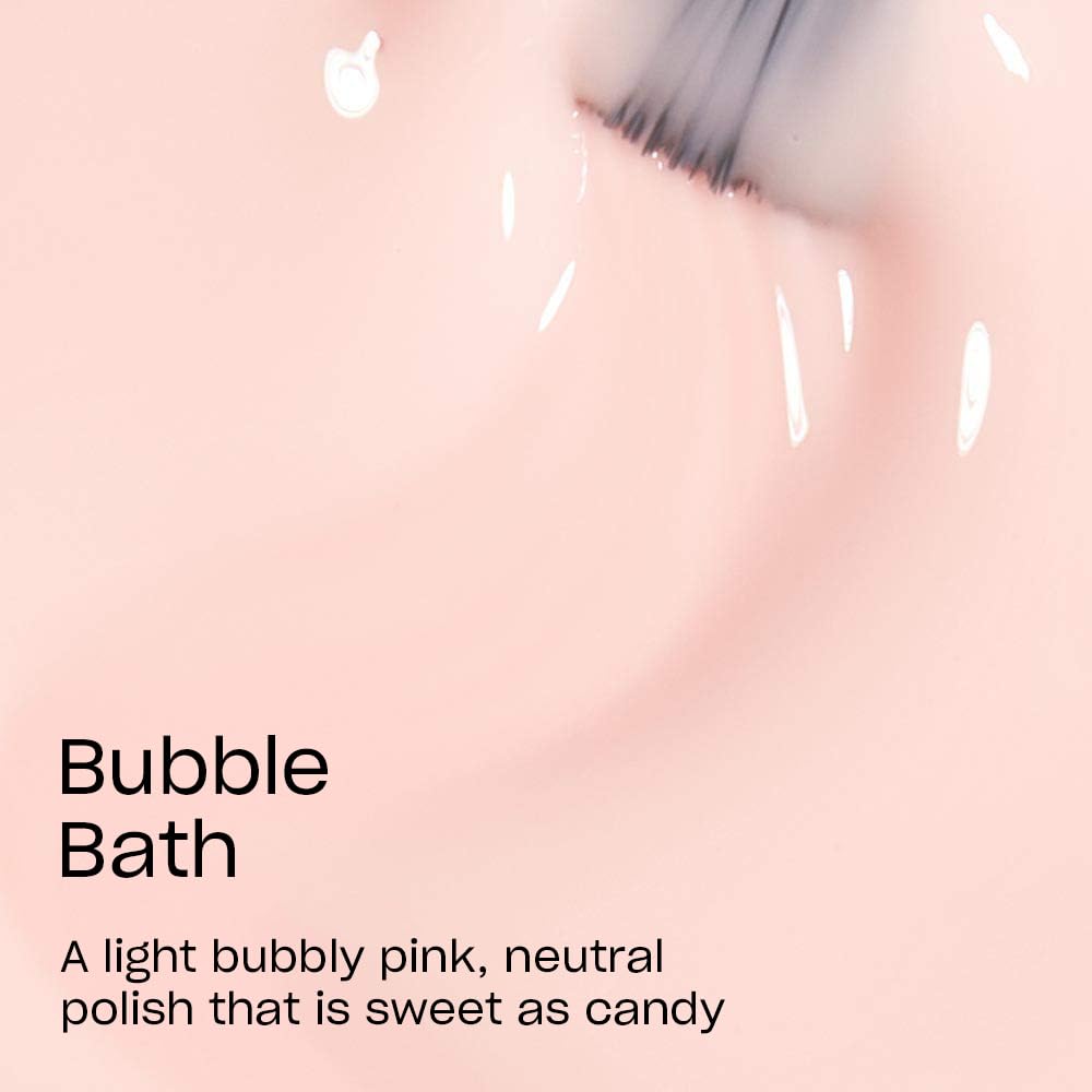 Misty Rose OPI Nail Lacquer Bubble Bath | Sheer Nude Pink Crème Chip Resistant Nail Polish | Fast Drying, Streak Free