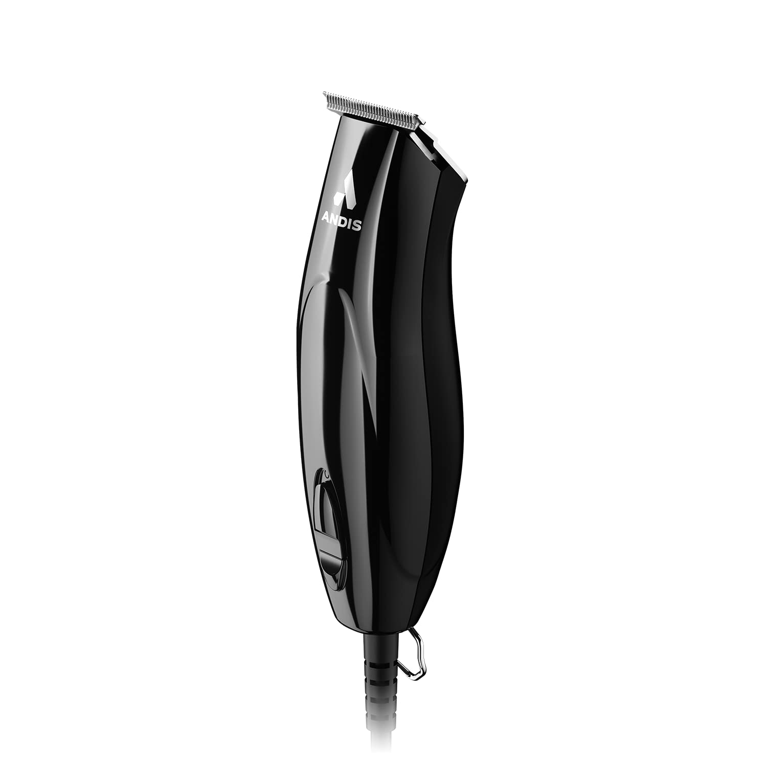 White Smoke Andis 24805 Professional PivotPro Beard & Hair Trimmer with Carbon Steel T-Blade – Black