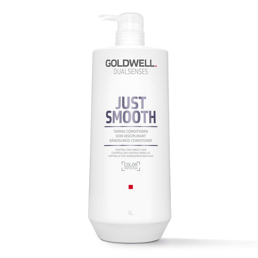 White Smoke Goldwell Dualsenses Just Smooth Taming Anti-Frizz & Humidity Control Conditioner 1L
