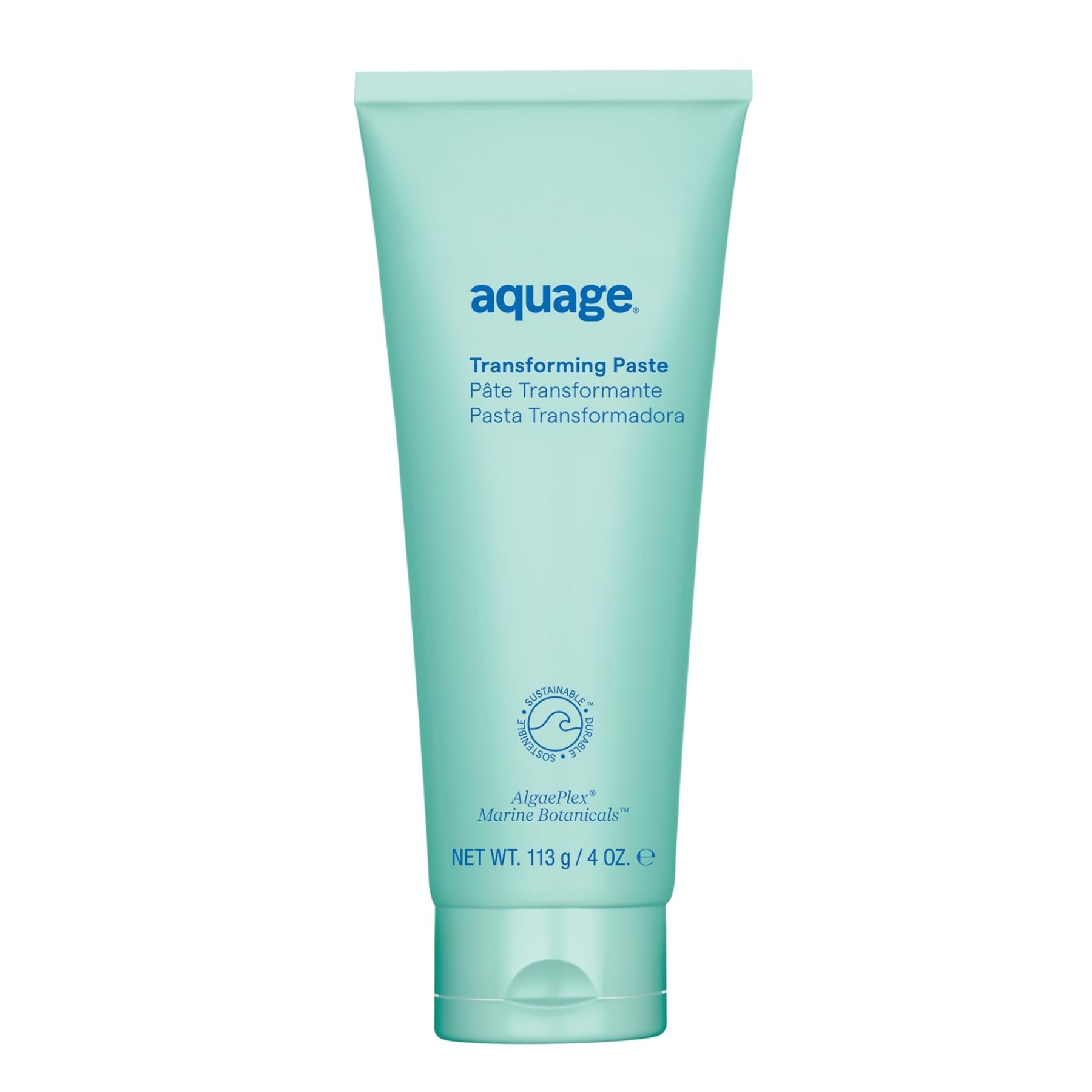 White Smoke Aquage Transforming Paste - Texturizing Hair Paste for Women and Men - Matte Styling Cream with Flexible Hold and Definition for Short Hair (5 oz)