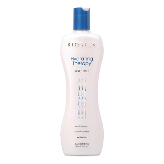 White Smoke BioSilk Hydrating Conditioner, Replenishes Moisture For Strong & Smooth Hair, Sulfate, Paraben, & Cruelty-Free, 12 Oz