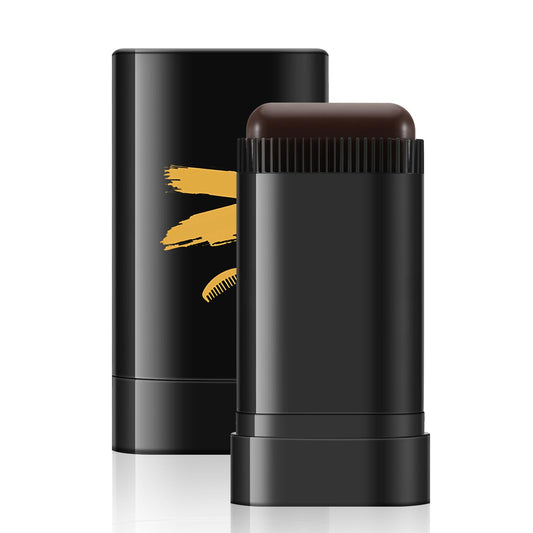 Dark Slate Gray Boobeen Root Touch Up Hair Color Stick，Blendable Hairline Powder for Gray Coverage，Long Lasting Root Cover Up & Thinning Edges,Natural Finish for Women & Men