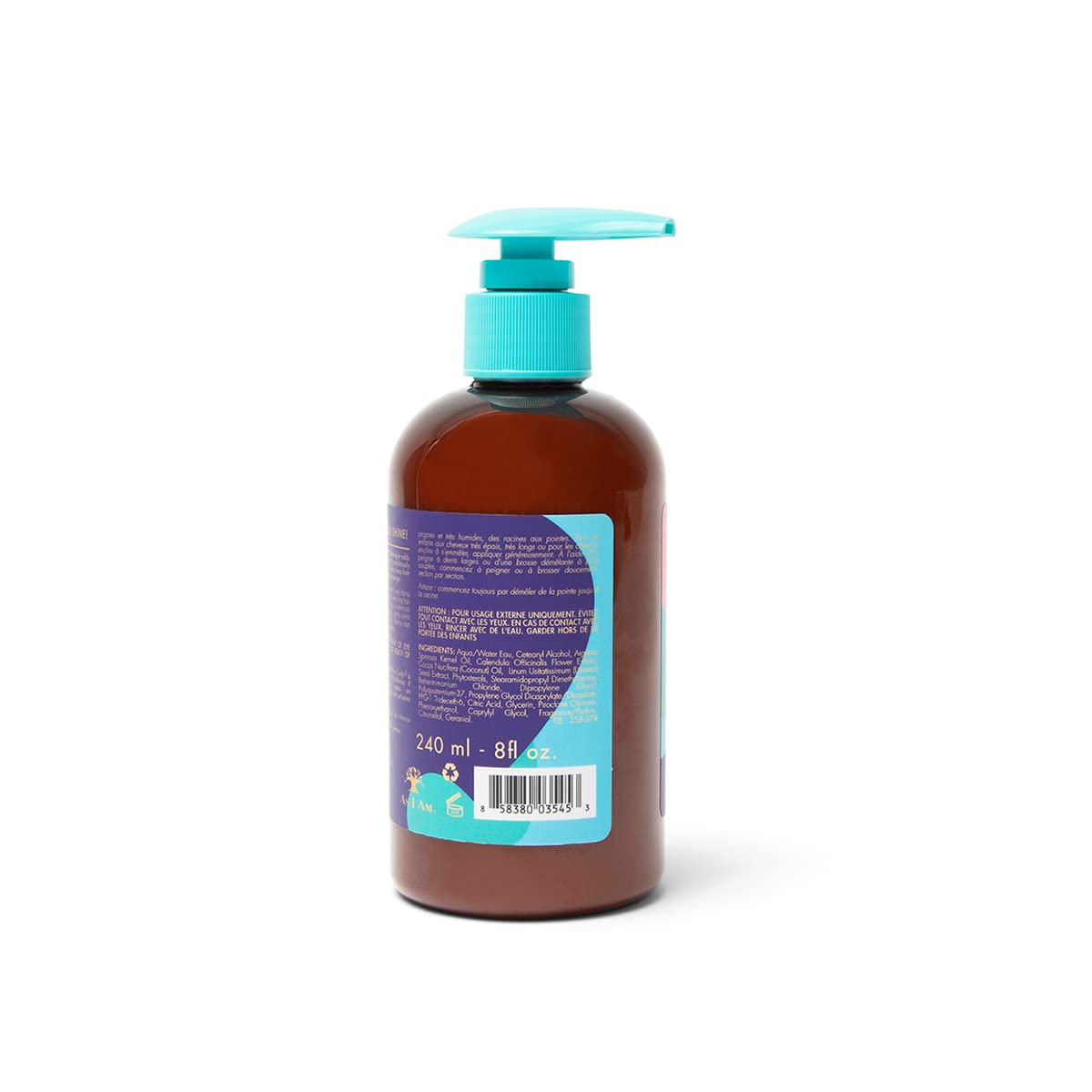 White Smoke As I Am Born Curly Argan Leave-In Conditioner & Detangler - 8 ounce