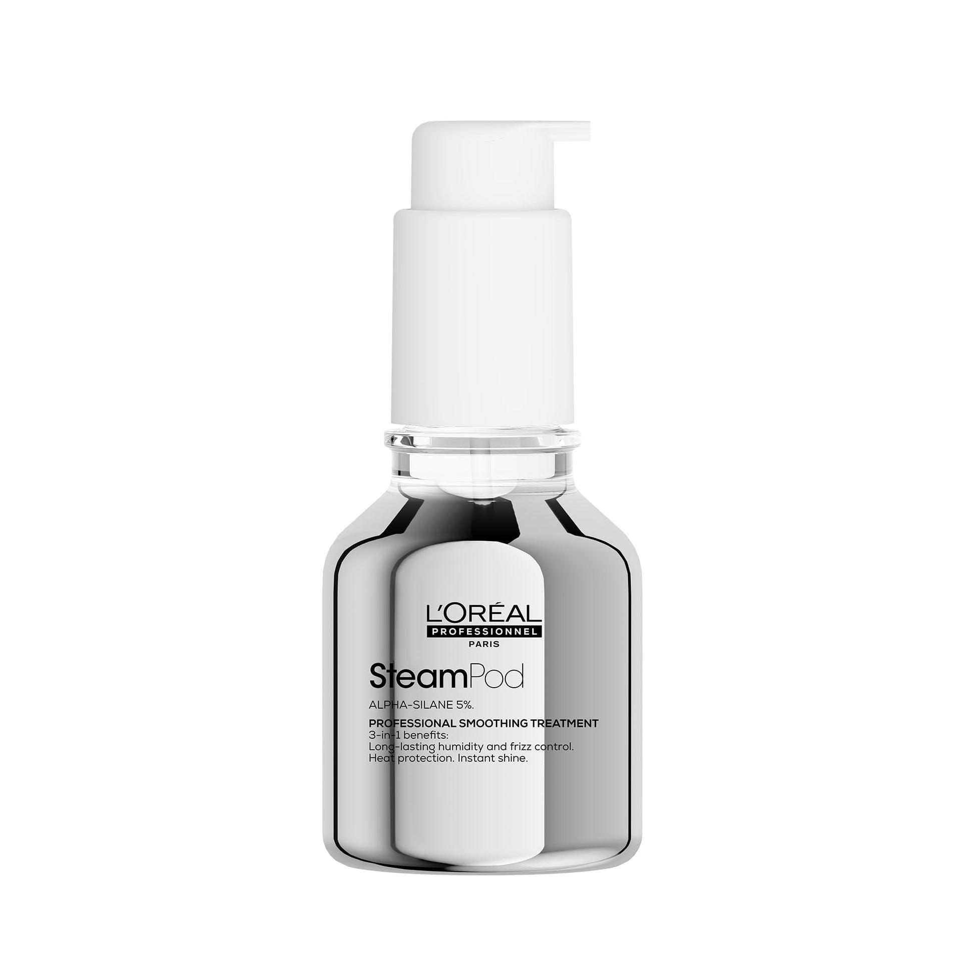 White Smoke L'Oreal Professionnel Hair Treatment: SteamPod Smoothing Concentrate