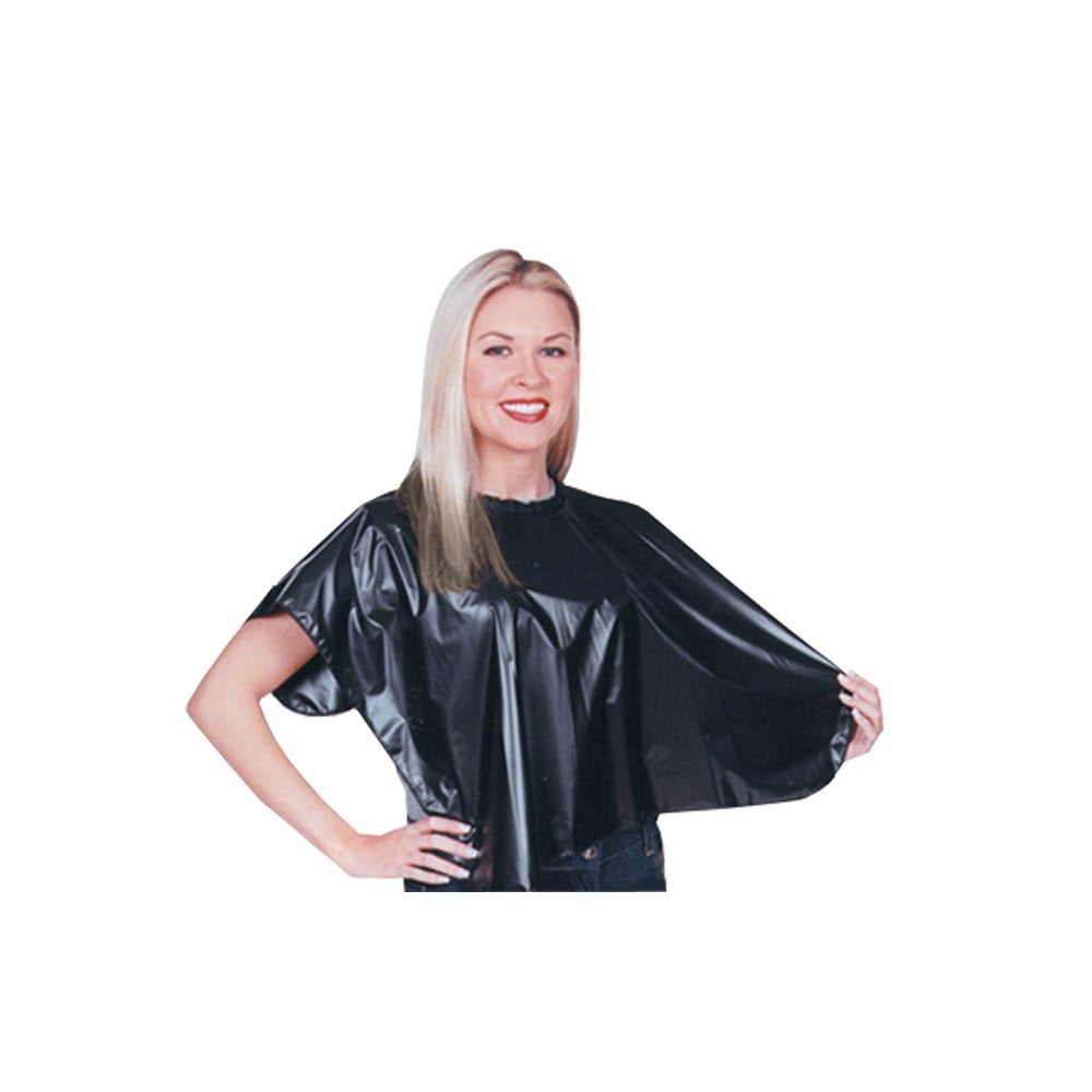White Smoke Scalpmaster Vinyl Comb-Out Case 26" X 30", Tie String Black (3024) by Scalpmaster