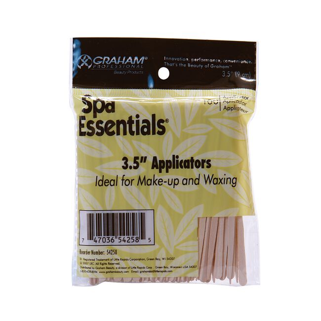 Rosy Brown Dannyco Sundries Wood Applicators for Makeup Waxing