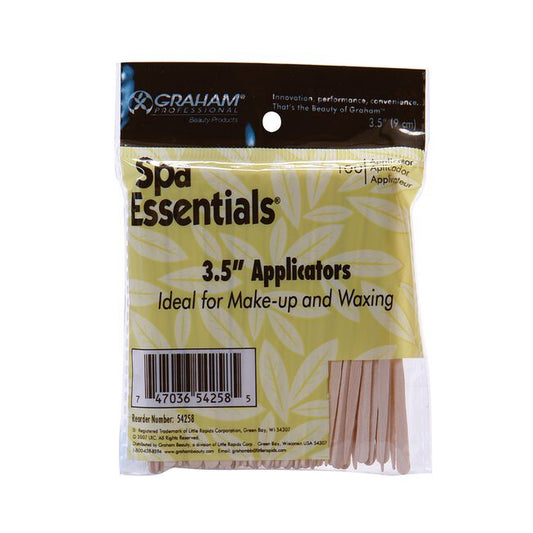 Rosy Brown Dannyco Sundries Wood Applicators for Makeup Waxing