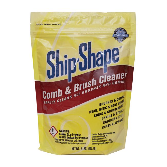 White Smoke BlueCo Brands Ship-Shape Comb & Brush Cleaner