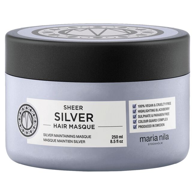 Gray Maria Nila Sheer Silver Masque