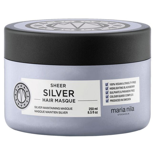 Gray Maria Nila Sheer Silver Masque