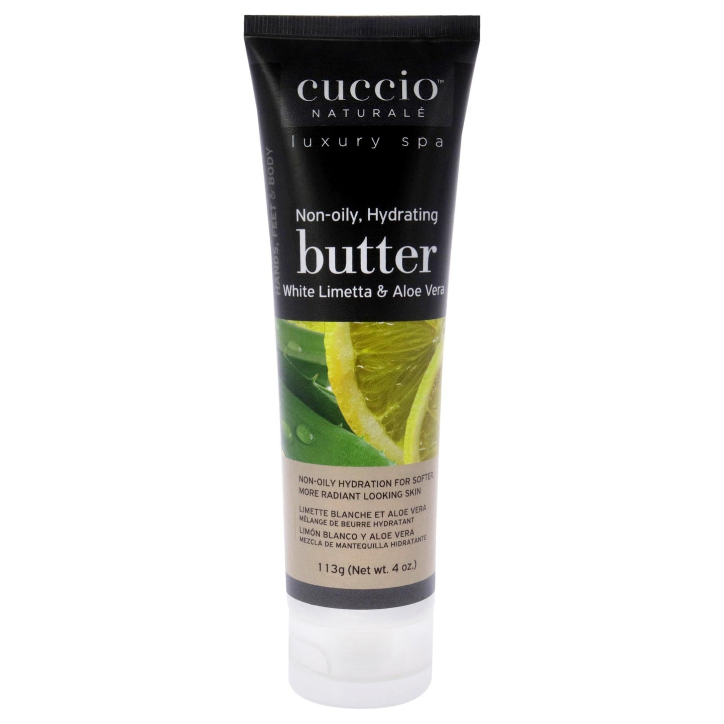 White Smoke Cuccio Naturale Butter - White Limetta and Aloe Vera for Unisex - 4 oz Body Cream