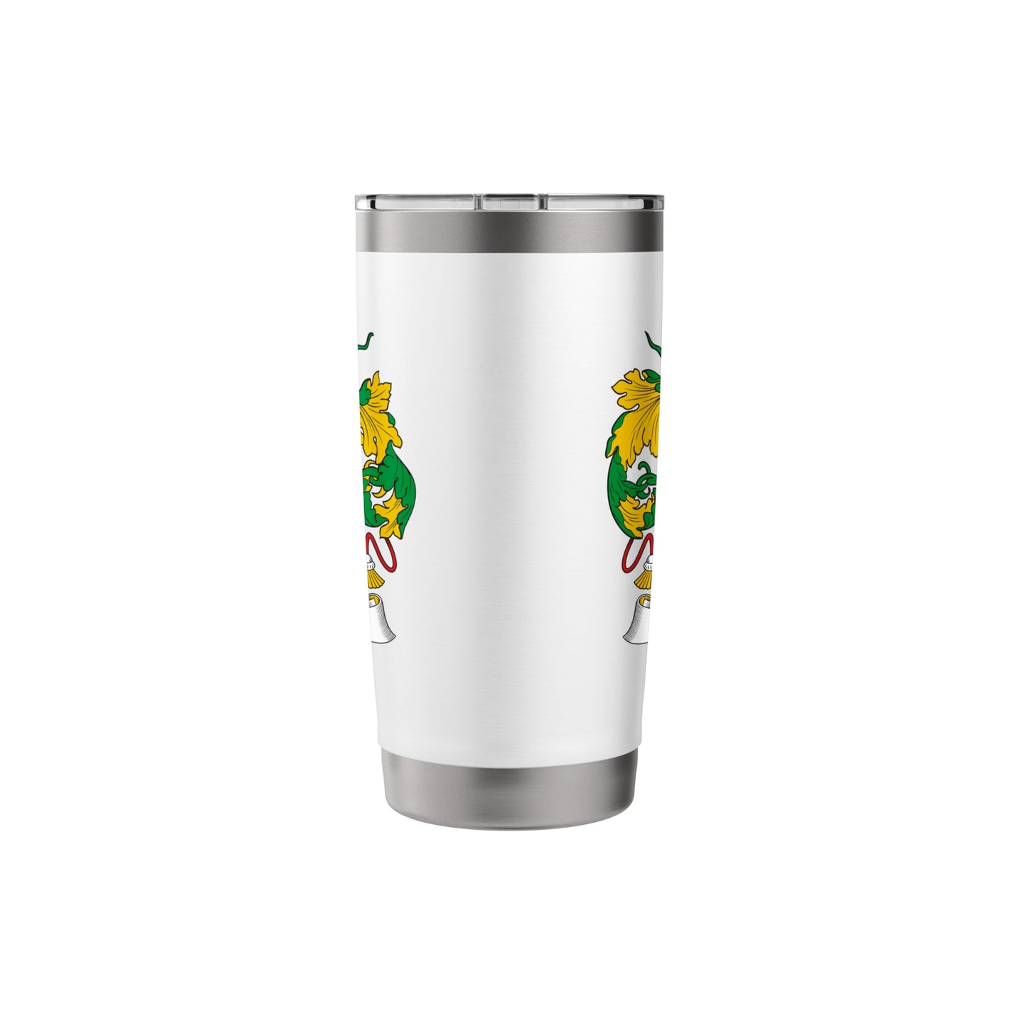 Lavender Lanza Coat of Arms - Family Crest Stainless Steel Insulated Tumbler