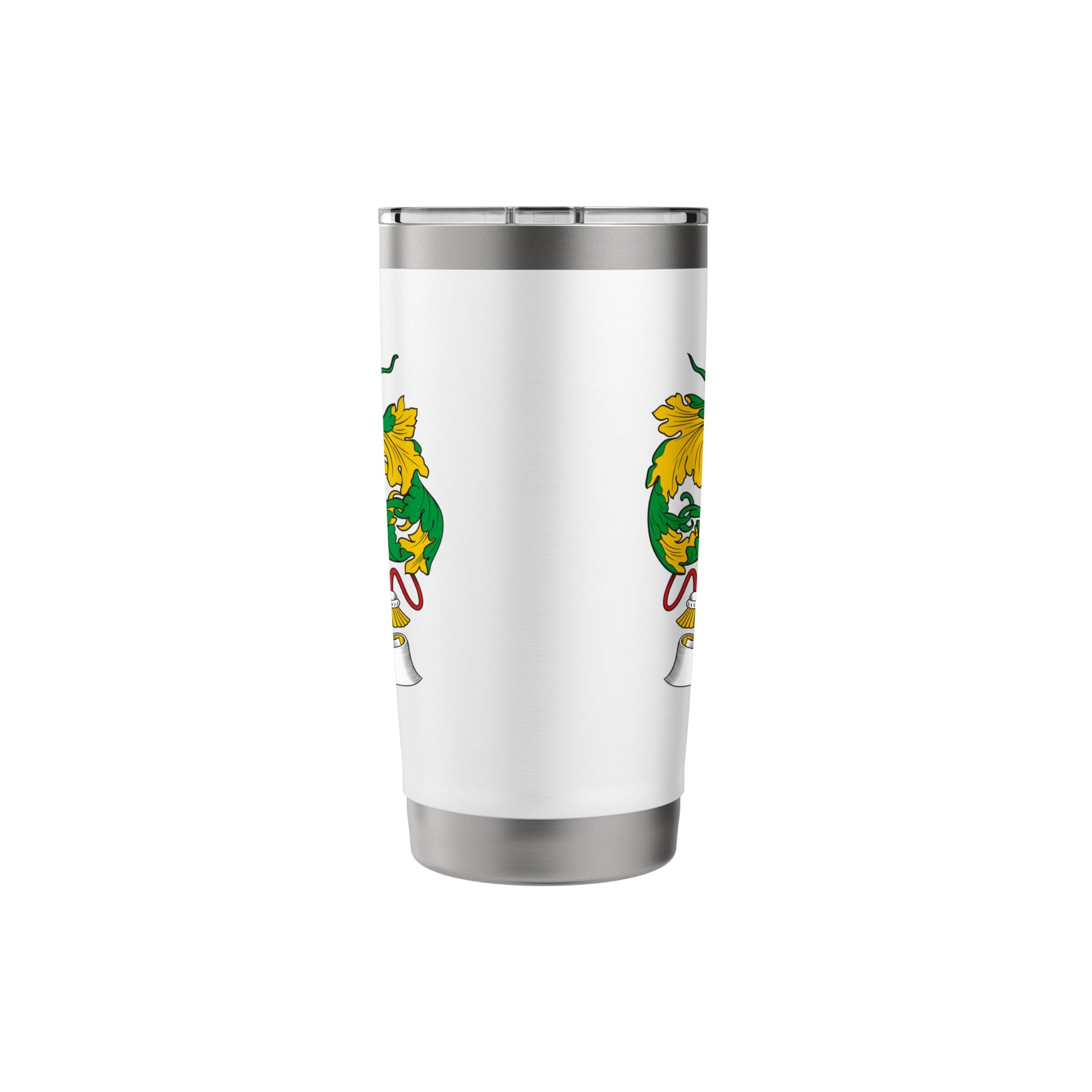 Lavender Lanza Coat of Arms - Family Crest Stainless Steel Insulated Tumbler