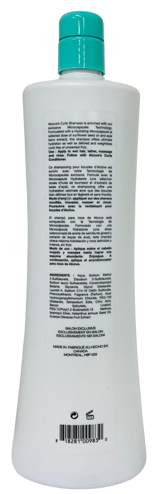 White Smoke Alcove Oligo Curls Shampoo 32 fl oz / 1 L