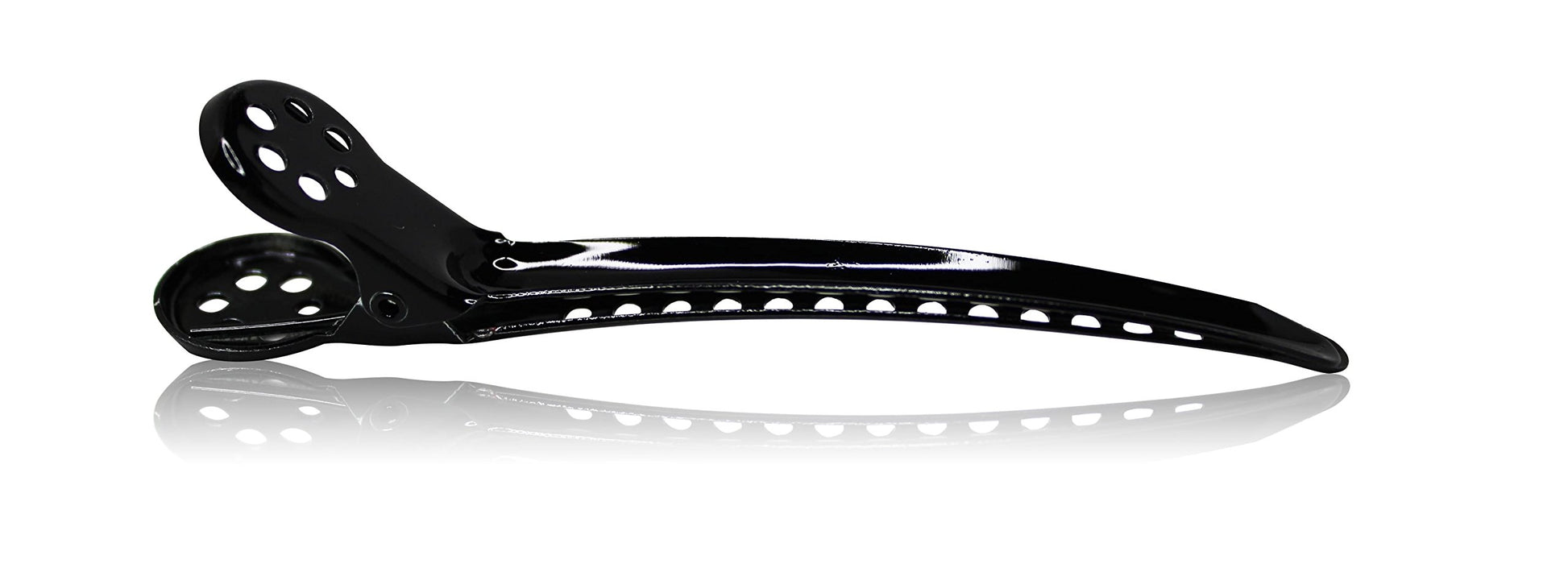 White Smoke Framar Black Tight Tension Clips For Hair - Set of 4 Professional Hair Clips – Metal Hair Clips for Styling, Stylist Supplies, Hairclips, Hairstylist Essentials - Extra Tight & Durable