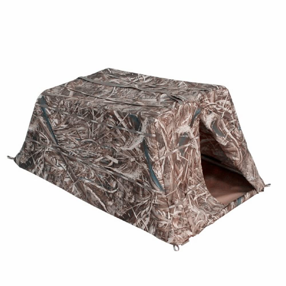White Smoke J.M RUSK Doghouse Ground Blind for Waterfowl Hunting