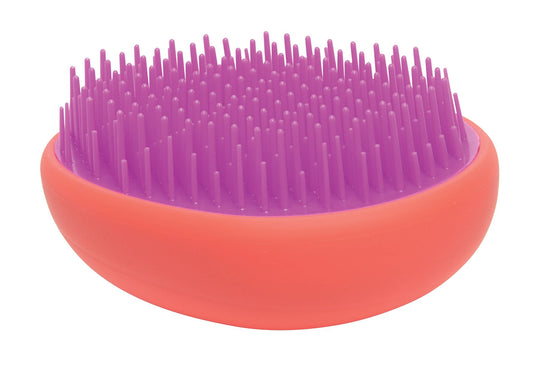 White Smoke 1907 Fromm Detangle Brush - Coral/magenta
