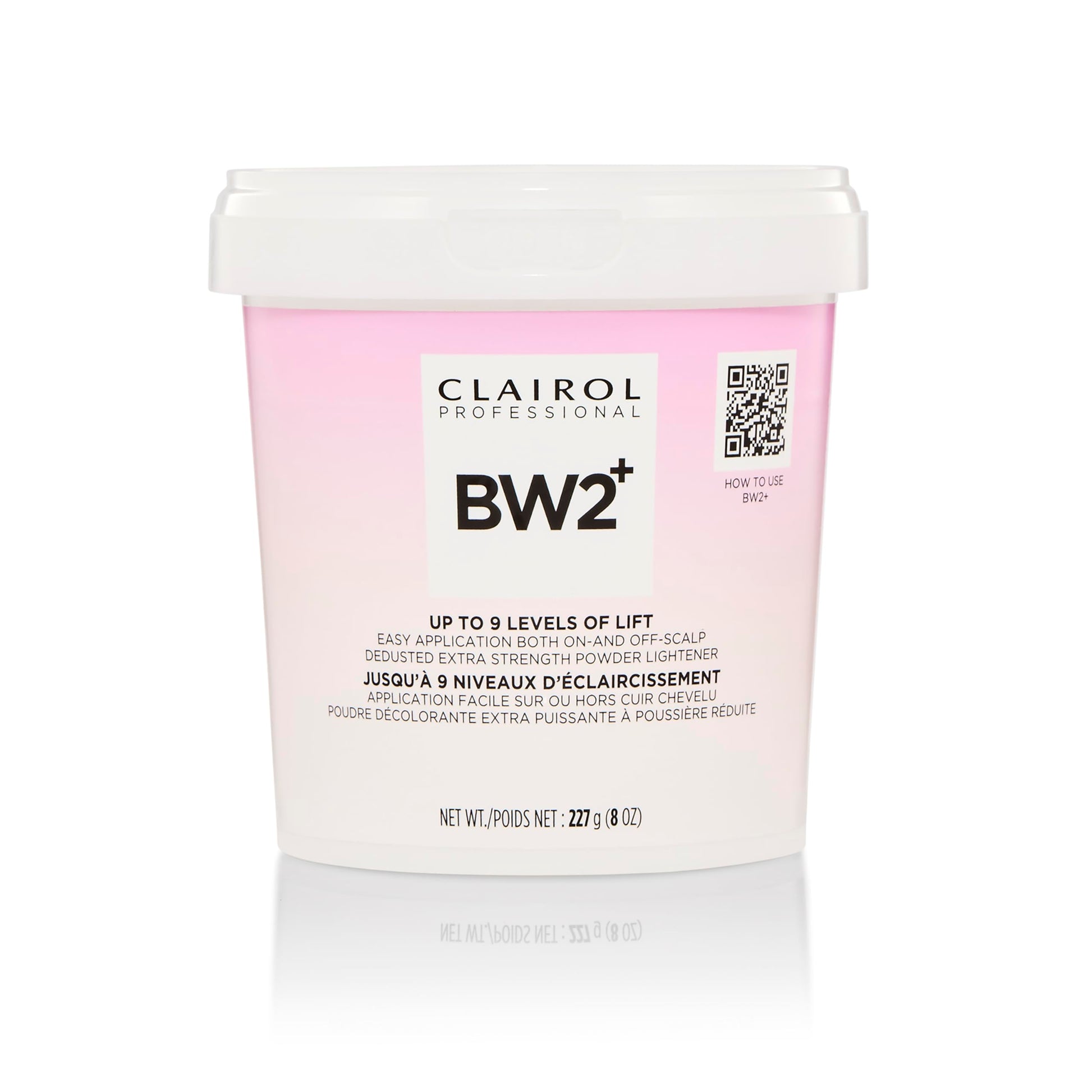 Lavender Clairol Professional BW2+ Dedusted Extra Strength Powder Lightener for Hair Highlights, 8 oz.