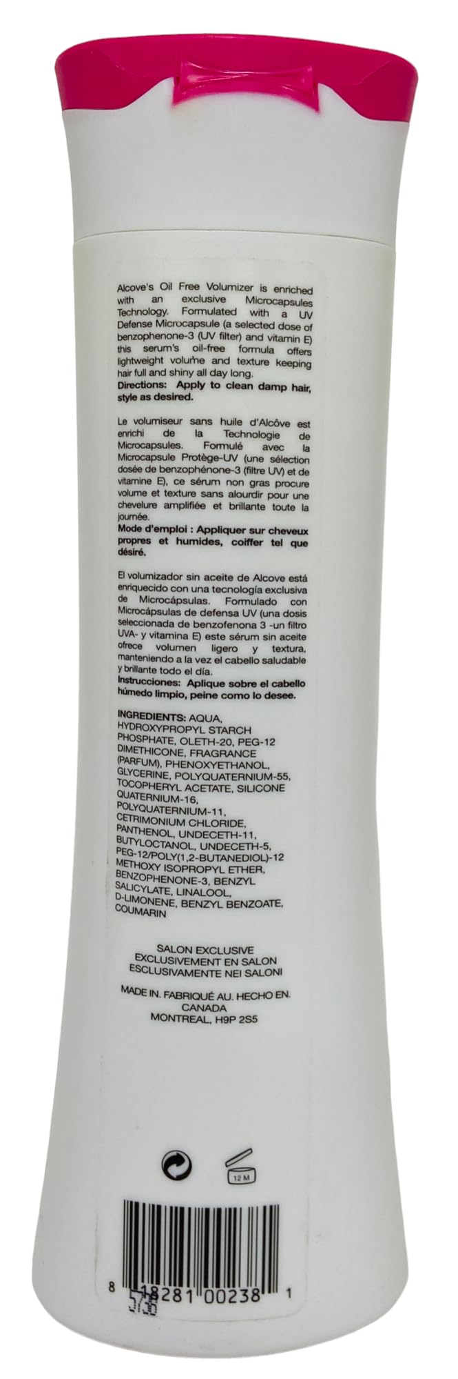 Gray Alcove - Oil-Free Volumizer 10 fl oz / 300 ml