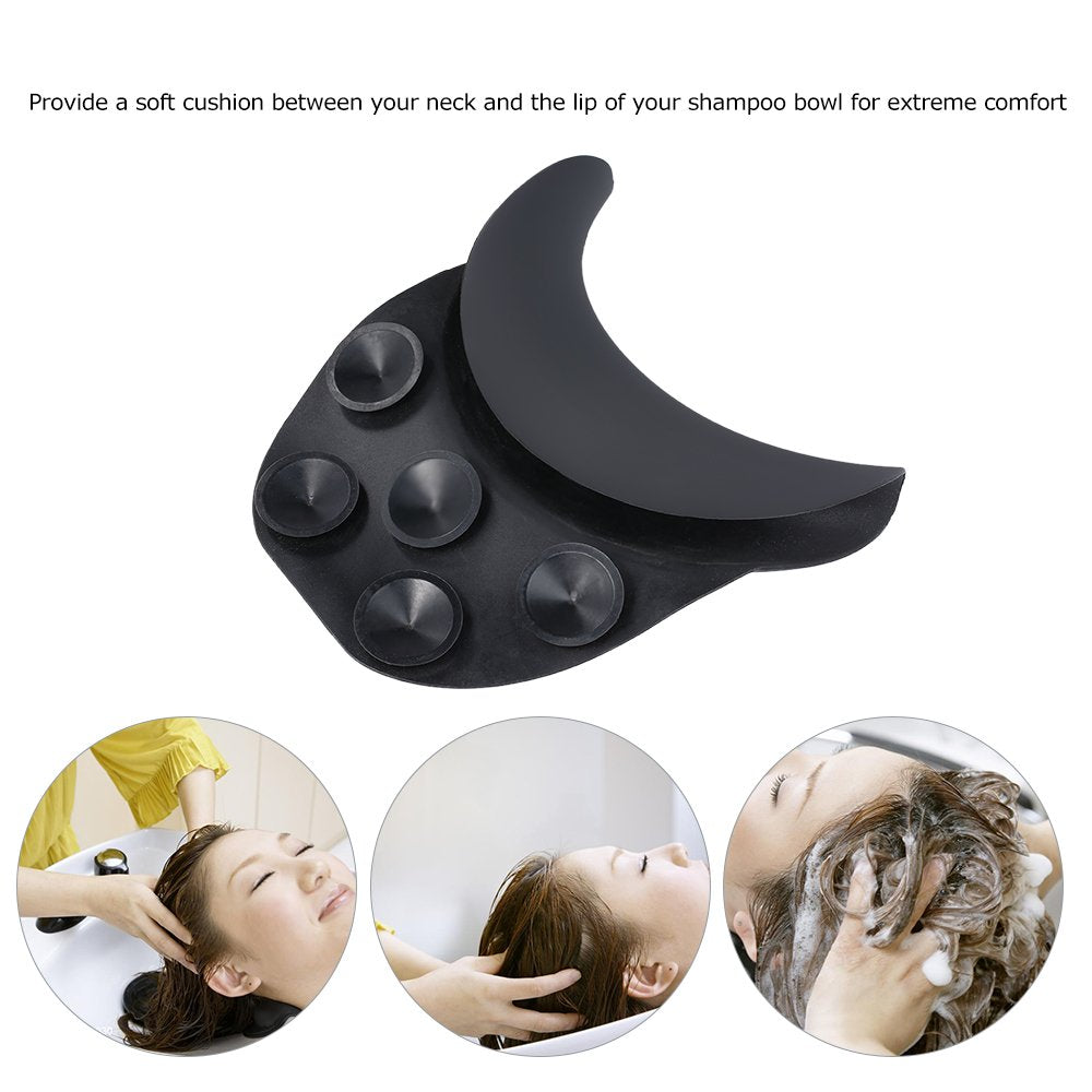 White Smoke Salon Neck Rest Cushion, Shampoo Bowl Neck Pillow Hair Salon Washing Sink Basin Tool