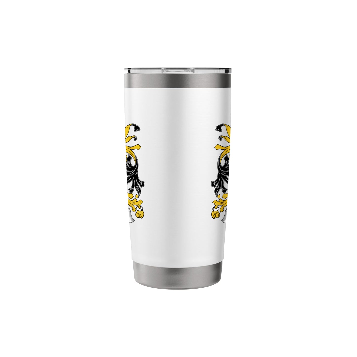 Lavender Lanza Coat of Arms - Family Crest Stainless Steel Insulated Tumbler