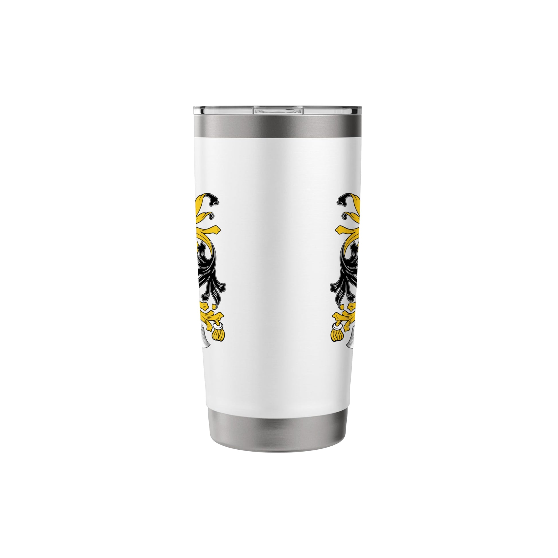 Lavender Lanza Coat of Arms - Family Crest Stainless Steel Insulated Tumbler