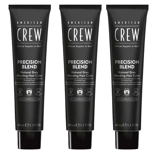 White Smoke American Crew Men's Temporary Hair Color, Temporary Hair Dye, Natural Gray Coverage, Dark, 1.35 Fl Oz