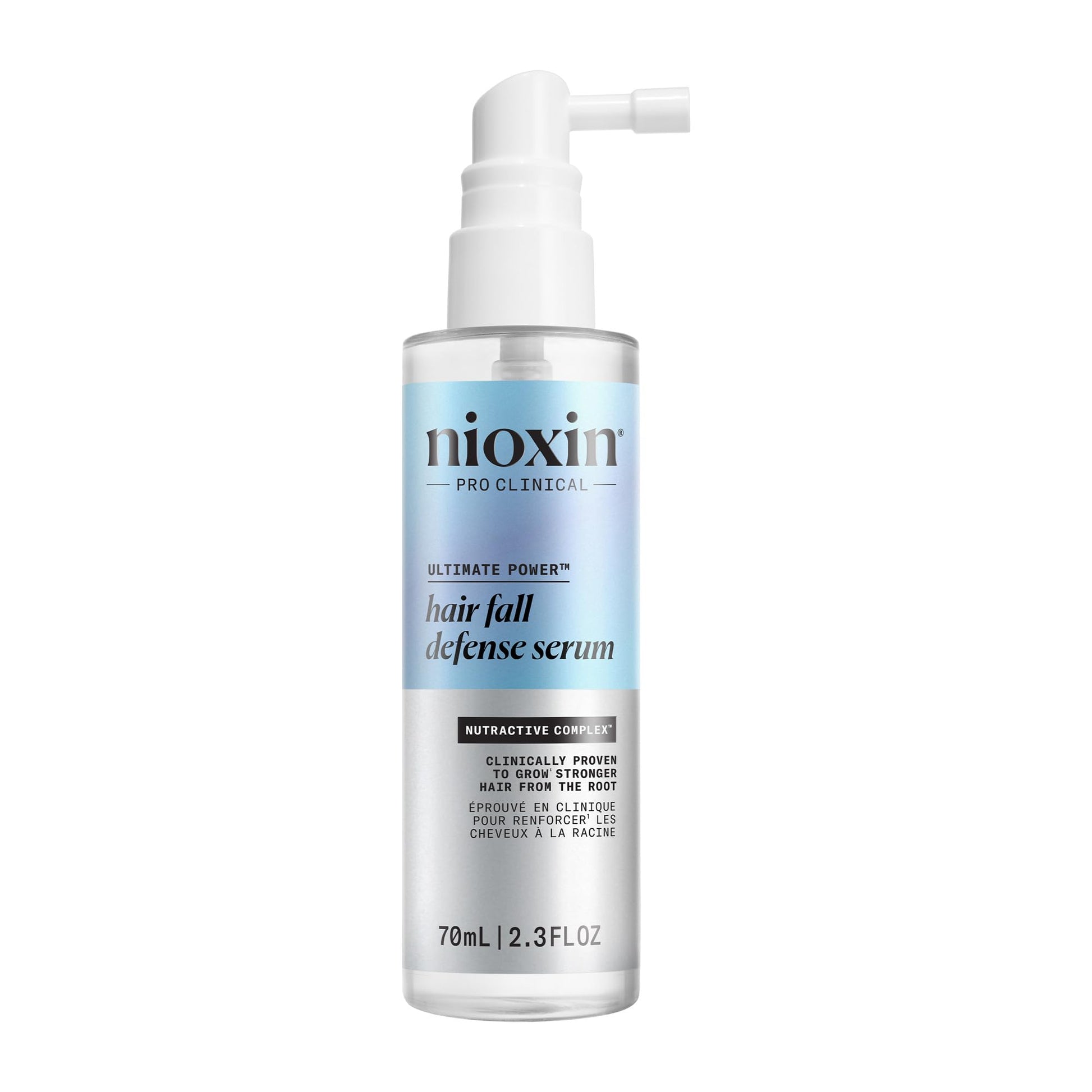White Smoke Nioxin Hair Fall Defense Intensive Daily Leave-In Hair Treatment | With Niacinamide, Caffeine, Lauric Acid, and Sandalore | For Thicker, Stronger Hair | 2.3 Fl Oz.