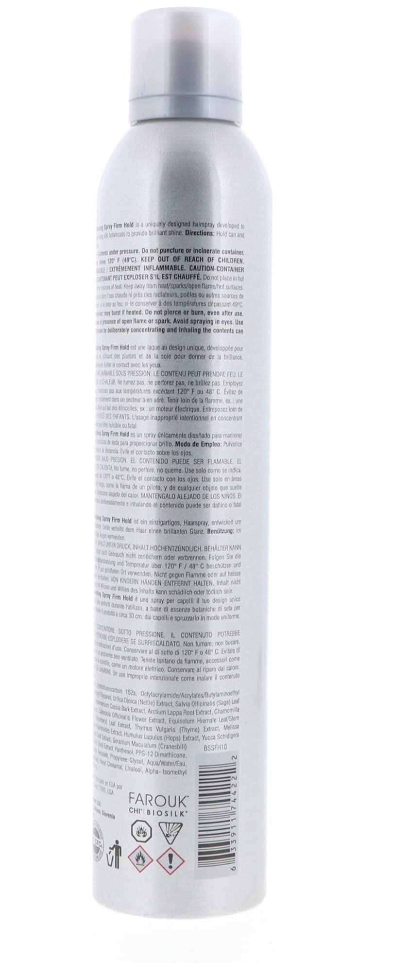 Light Gray Biosilk Finishing Spray Firm [10oz][$14]