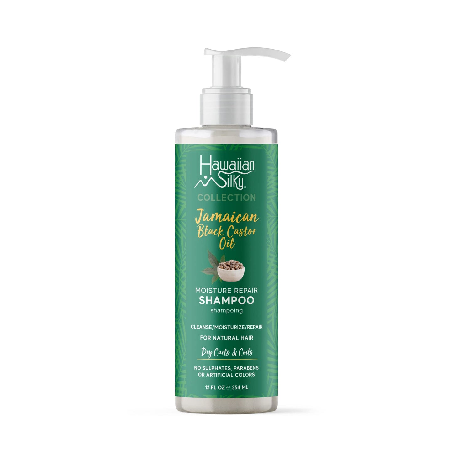 White Smoke Hawaiian Silky Jamaican Black Castor Oil Collection Moisture Repair Shampoo