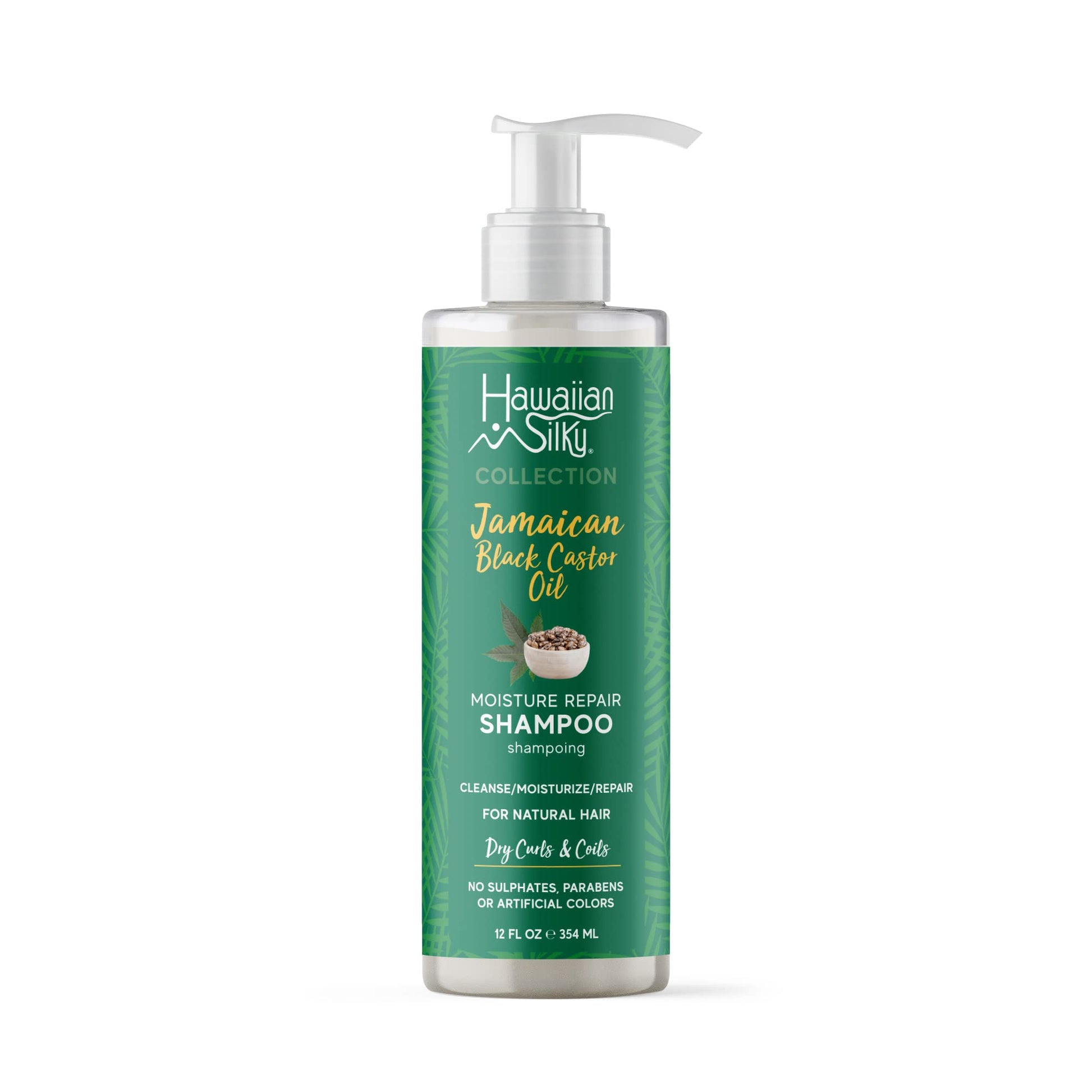 White Smoke Hawaiian Silky Jamaican Black Castor Oil Collection Moisture Repair Shampoo