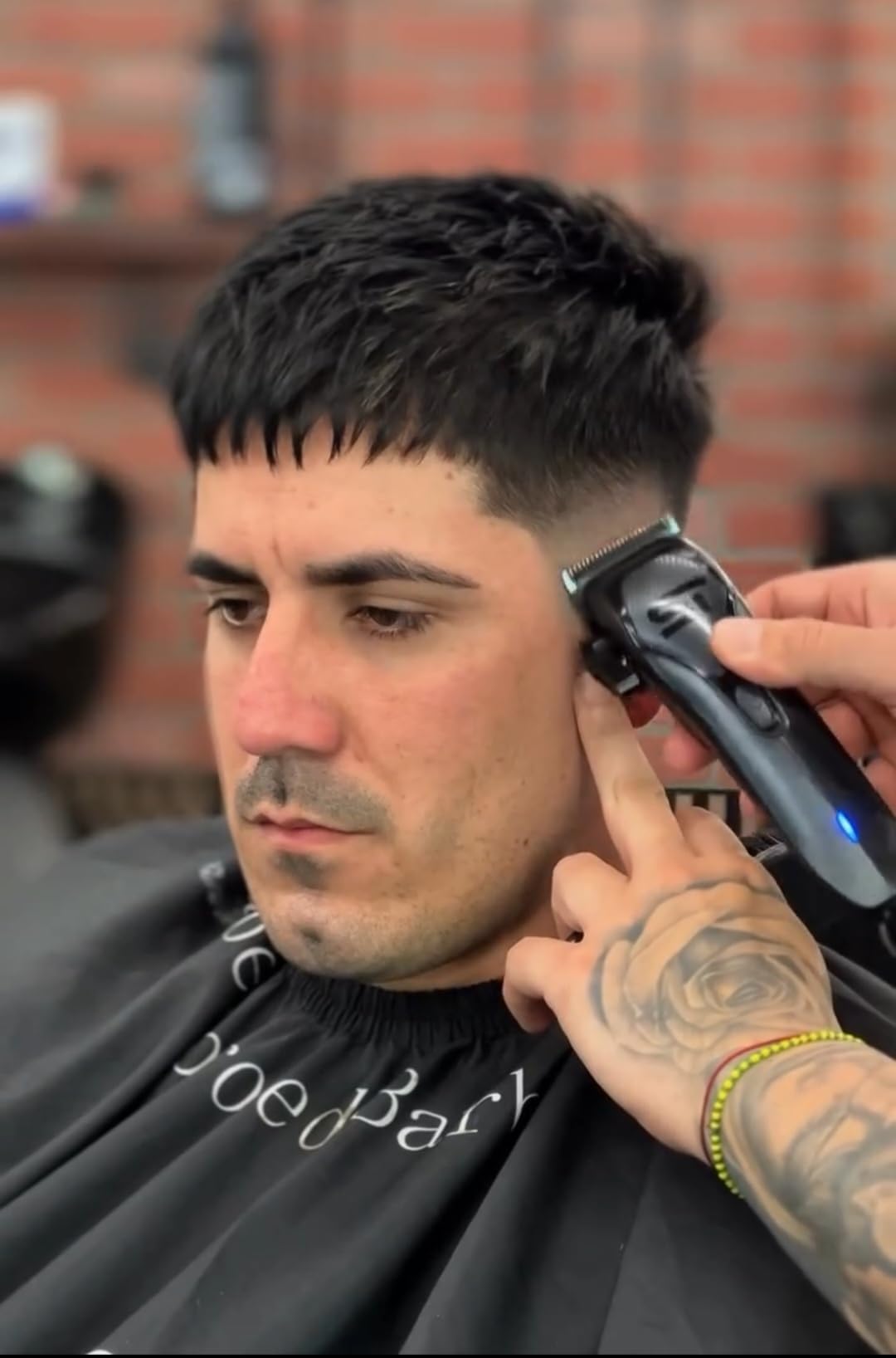 Dark Slate Gray Supreme Trimmer Darkstar 72 Clipper with Magnetic Vector Motor | 180 Min Run Time, 9000 RPM Barber Hair Clipper | Low Noise, Professional Clipper DLC Blades | STC72