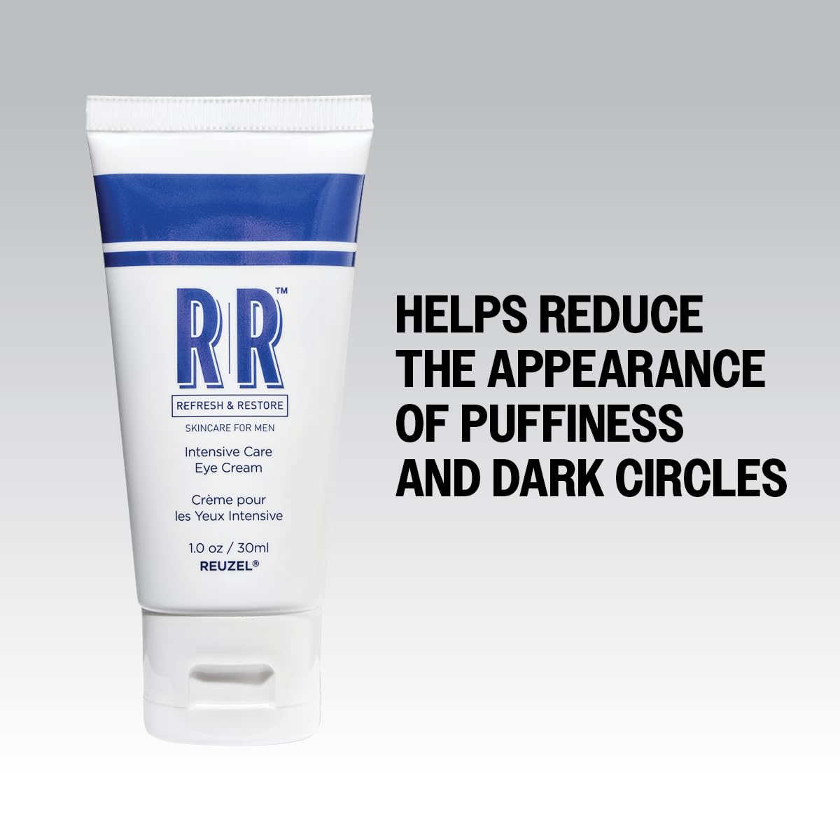 White Smoke REUZEL Intensive Eye Care Cream, Brightens Up Eyes, Reduce Dark Circles, Lightweight, Hydrating, Vegan and Anti-Aging Formula, Fragrance Free, 1 oz