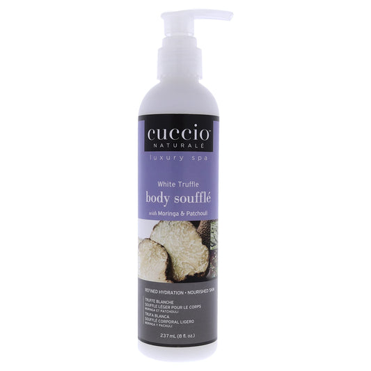 White Smoke Cuccio Naturale White Truffle Body Soufflé - Smoothing, Nourishing Body Treatment For Long Lasting Hydration and Dry Skin Relief - Lightweight, Non-Greasy Formula - Natural and Cruelty Free - 8 oz