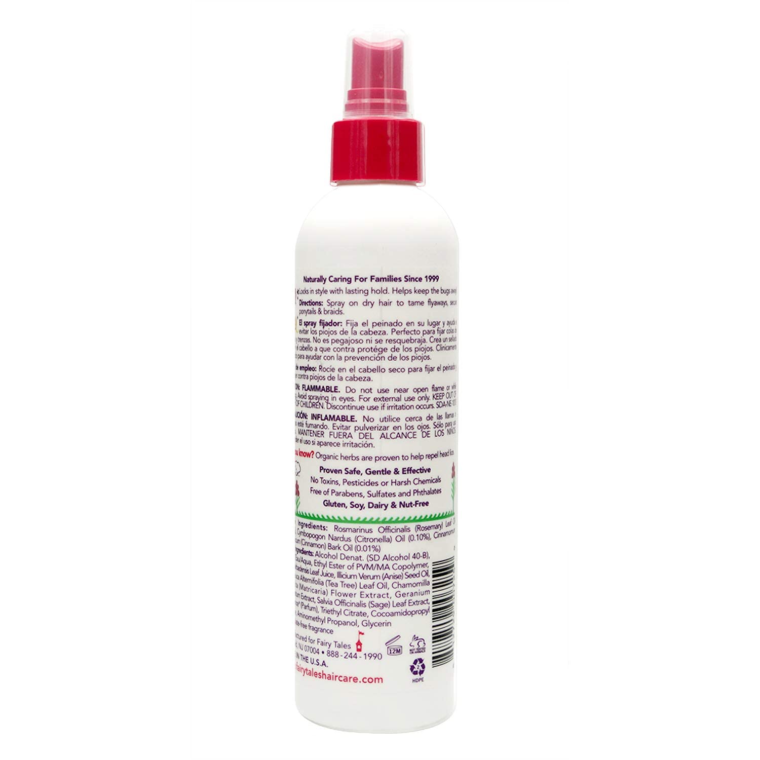 White Smoke Fairy Tales Rosemary Repel Hair Spray, 8 oz (Pack of 2)