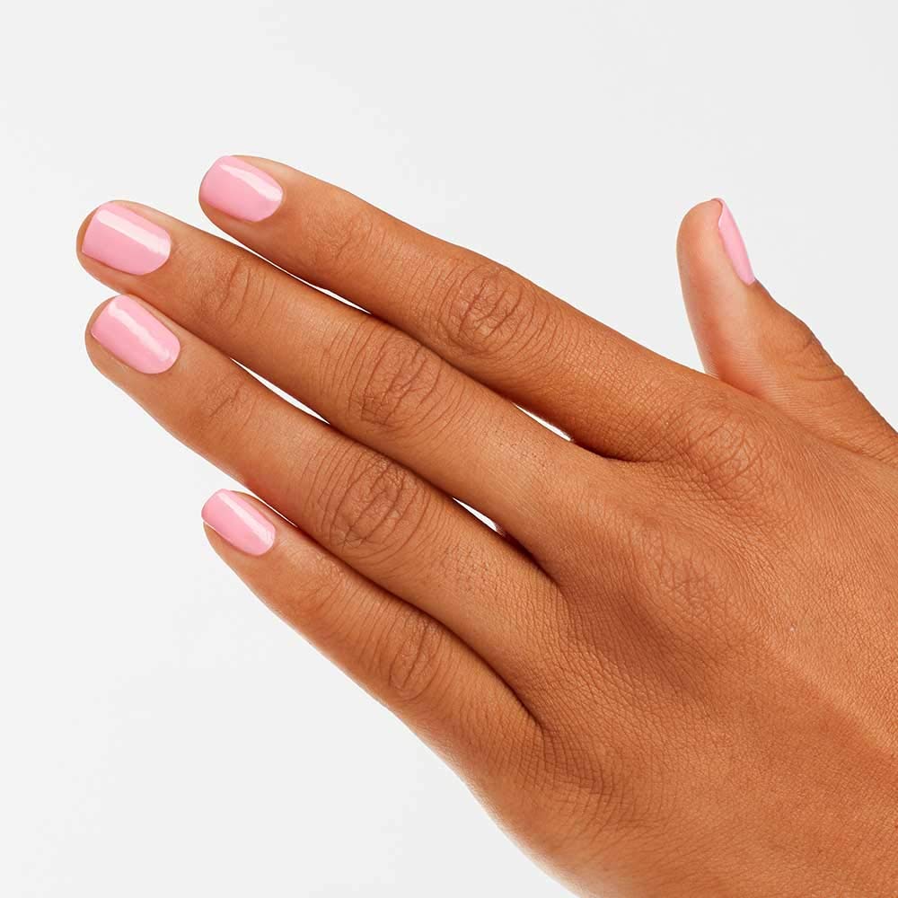 White Smoke OPI Nail Lacquer Pink-ing of You | Sheer Soft Pink Crème Chip Resistant Nail Polish | Vegan, Fast Drying, Streak Free