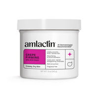 Lavender AmLactin Crepe Firming Cream - Therapeutic Skin Tightening Cream for Body – No-Scrub Exfoliator and Moisturizer, Skin Care with 15% Lactic Acid AHA, 12 oz (Packaging May Vary)