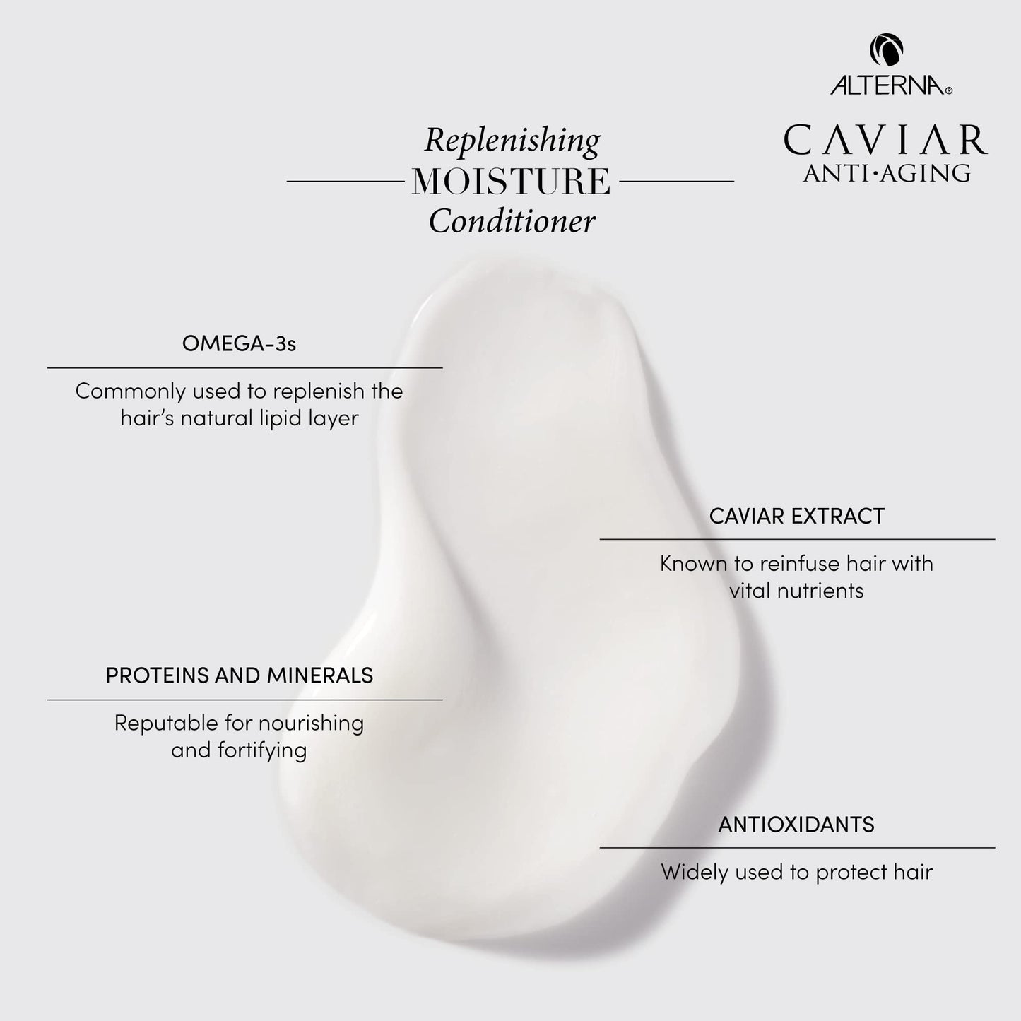 Lavender Alterna Caviar Anti-Aging Replenishing Moisture Conditioner, 8.5 Fl Oz (Pack of 1